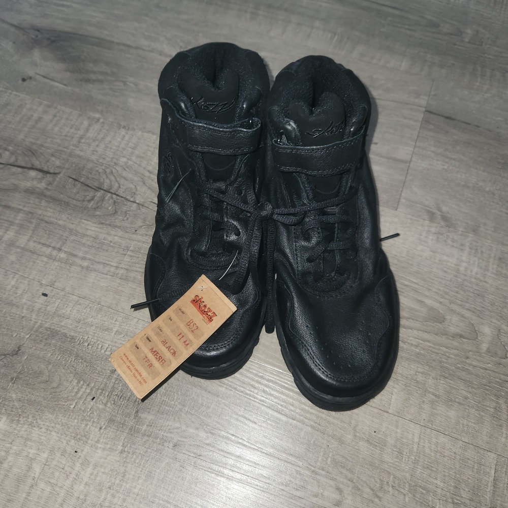 Black High-Top Dance Shoes